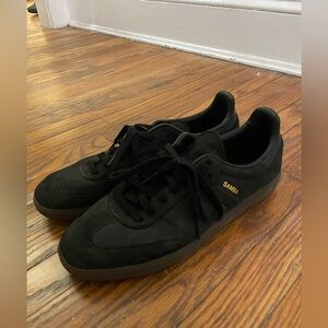 Adidas Black Leather Sambas